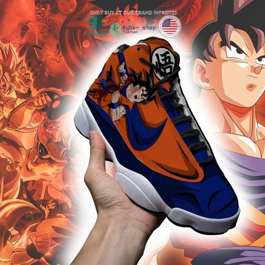 NEW Son Goku Dragon Ball Air Jordan 13 Sneaker 4 son goku dragon ball air jordan 13 shoes 4 68775