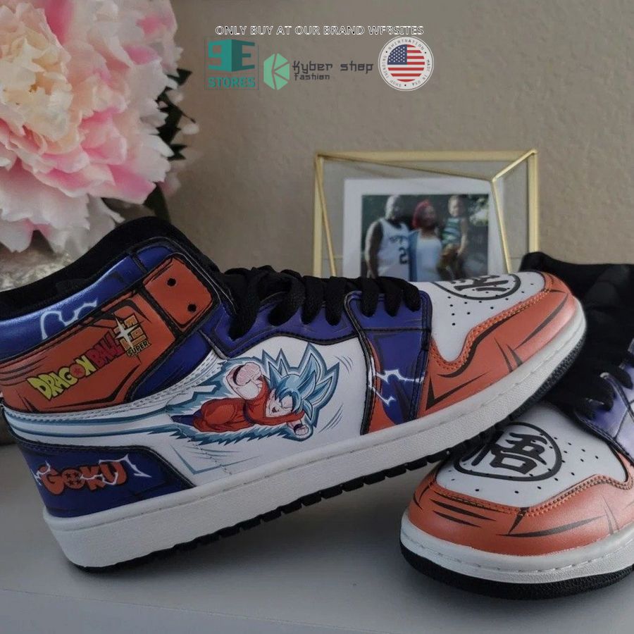 NEW Son Goku Dragon Ball Air Jordan high Top Sneaker 4 son goku dragon ball air jordan high top shoes 4 37228