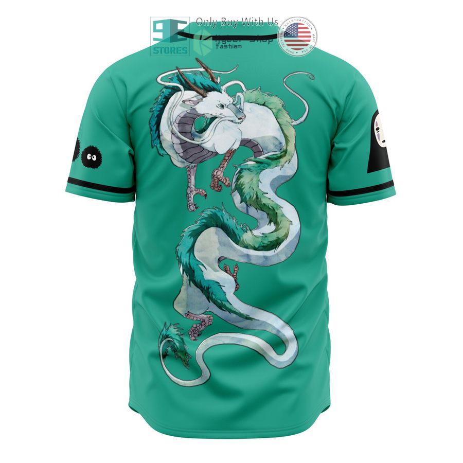 NEW Spirited Away Studio Ghibli Baseball Shirt 3 spirited away studio ghibli baseball jersey 3 79970