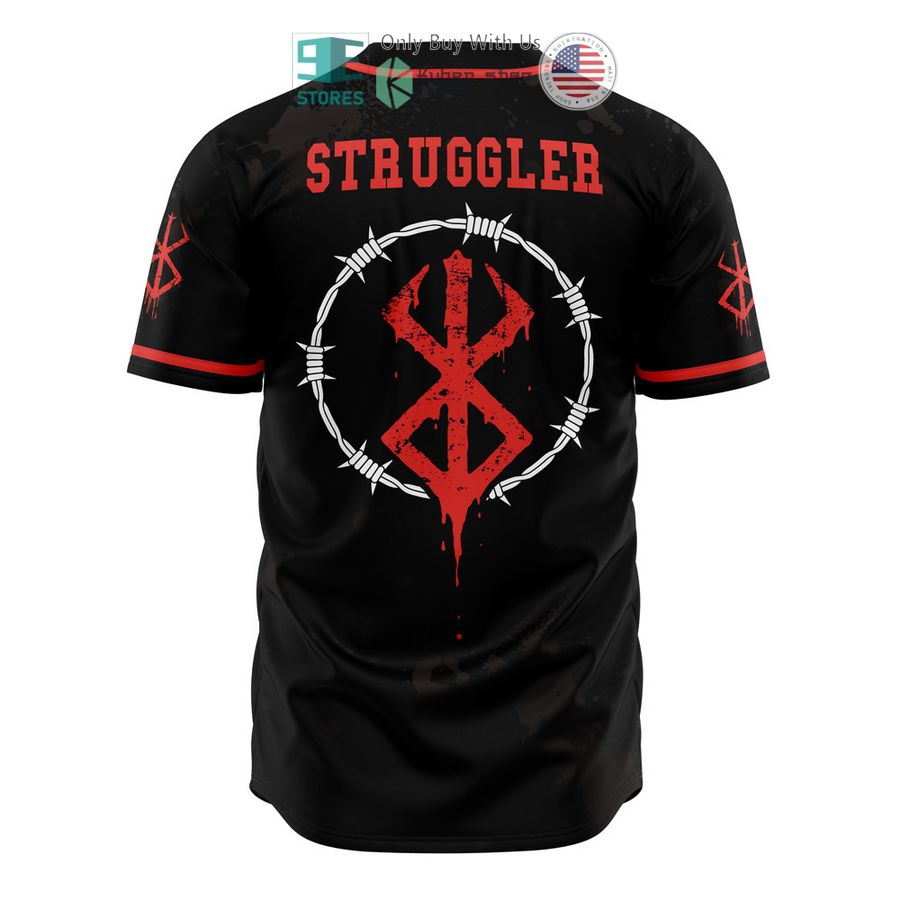 NEW Struggler Berserk Baseball Shirt 3 struggler berserk baseball jersey 3 32851