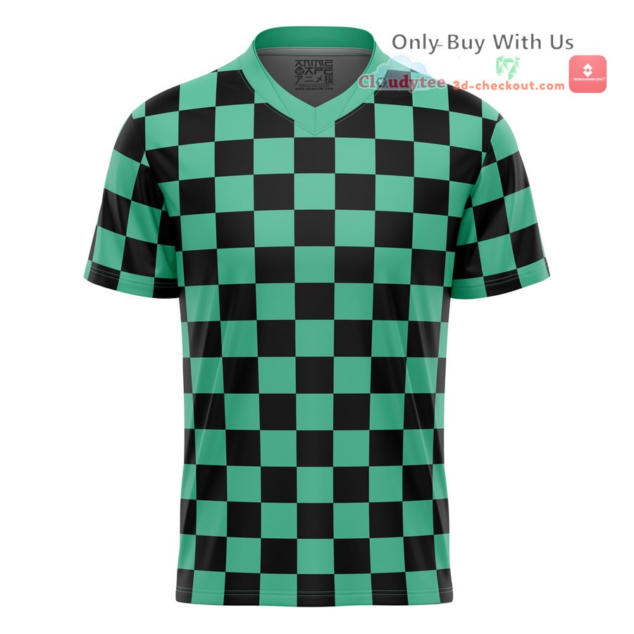 tanjiro kamado demon slayer football jersey 2 16834