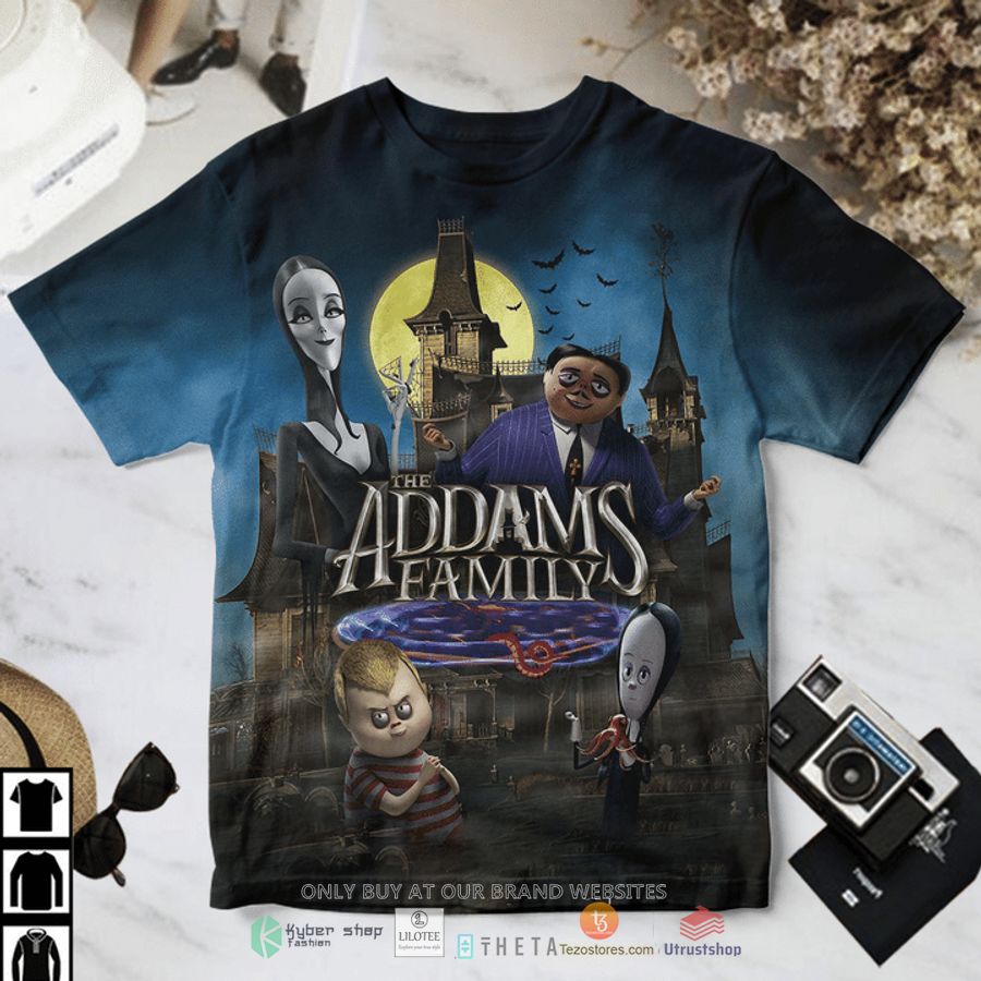the addams family poster t shirt 1 76723