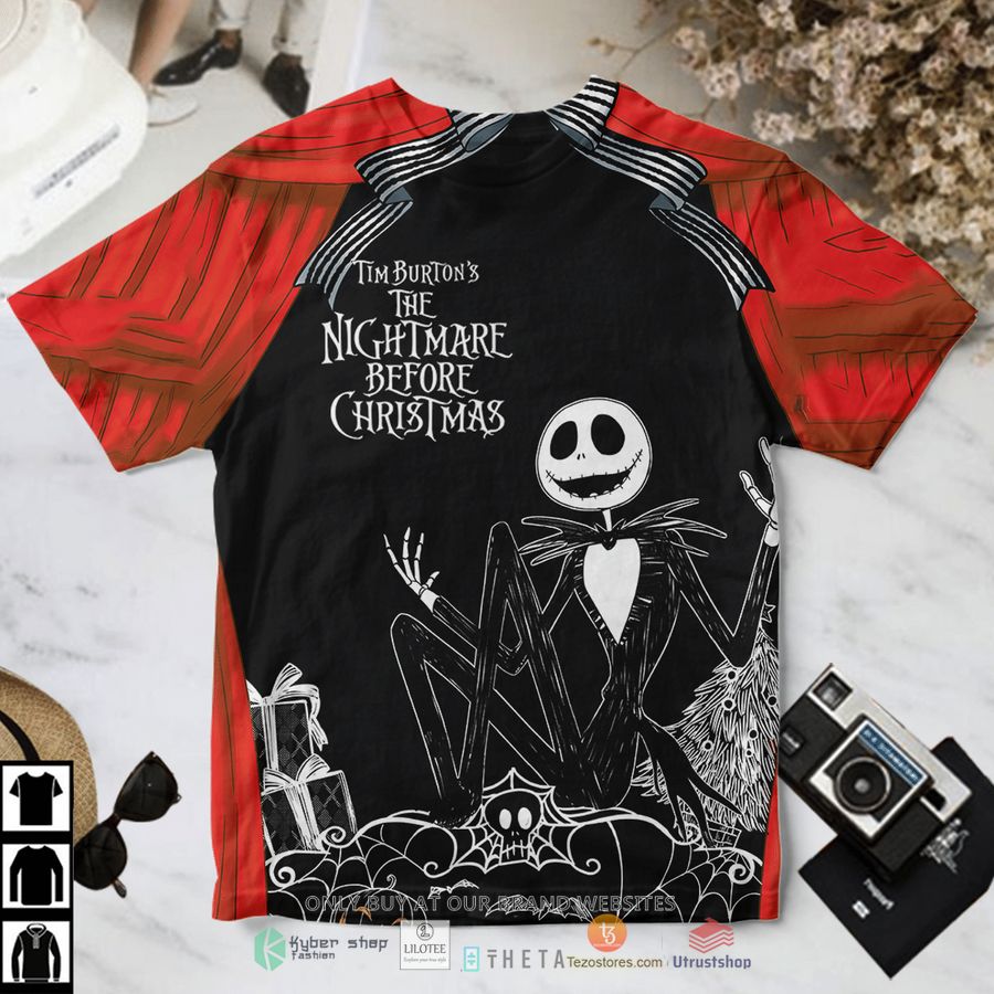 tim burton the nightmare before christmas jack skellington t shirt 1 76950