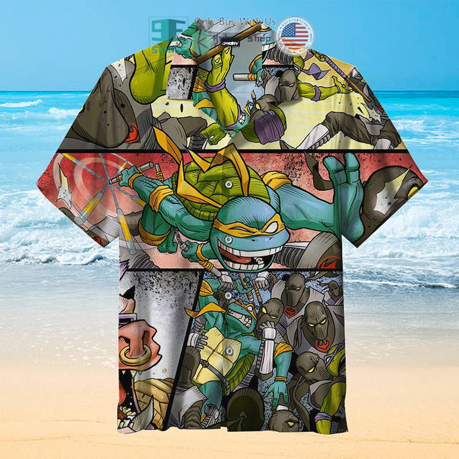NEW TMNT Hawaii Shirt 4 tmnt hawaiian shirt 1 64475