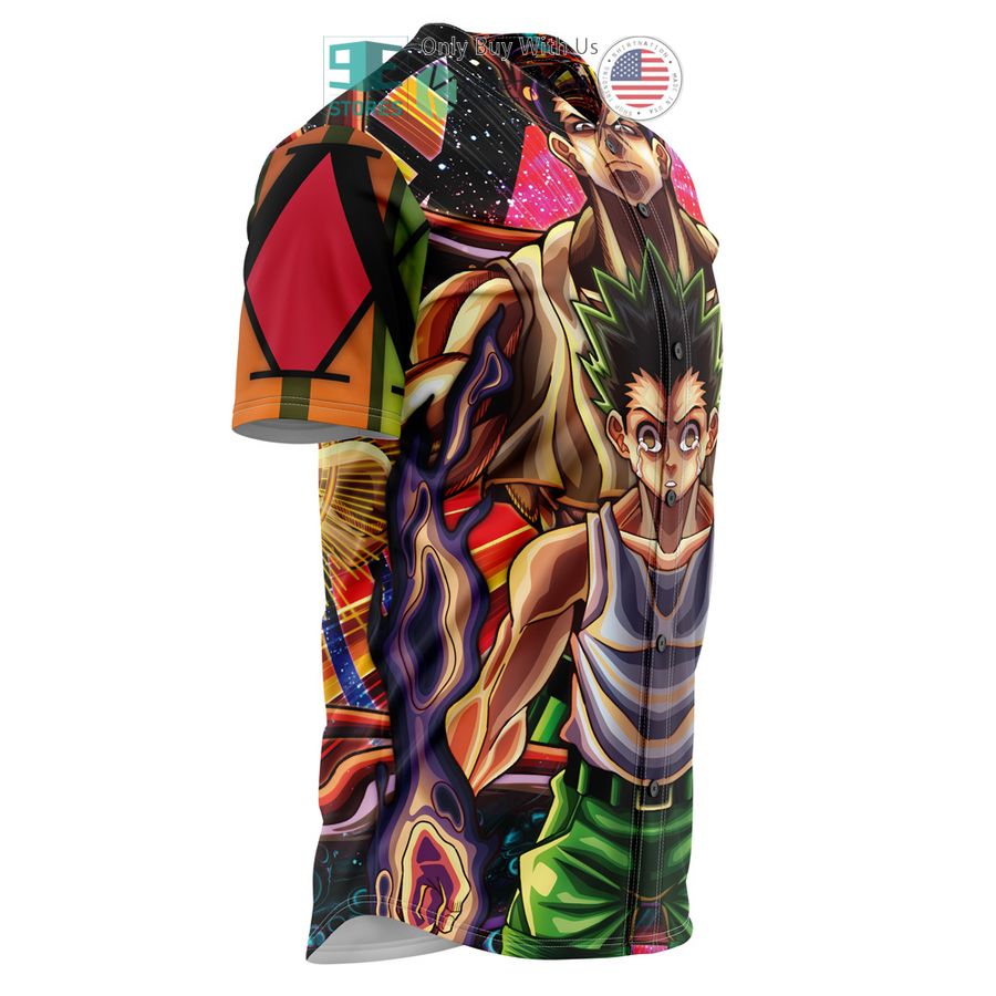 NEW Trippy Gon Freecss Hunter X Hunter Baseball Shirt 3 trippy gon freecss hunter x hunter baseball jersey 3 78482