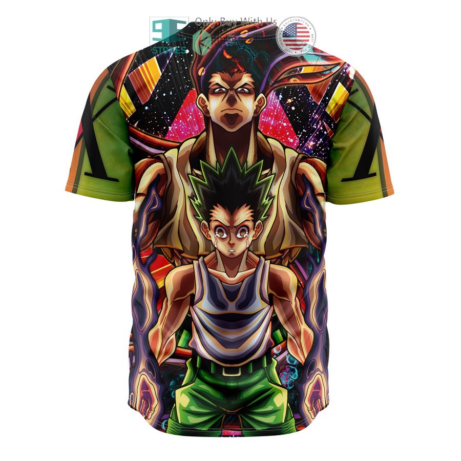 NEW Trippy Gon Freecss Hunter X Hunter Baseball Shirt 4 trippy gon freecss hunter x hunter baseball jersey 4 36126