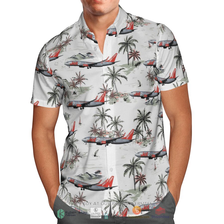 BEST UK Airlines Jet2 Boeing 737-800 Hawaiian Shirt 4 uk airlines jet2 boeing 737 800 short sleeve hawaiian shirt 4 42064