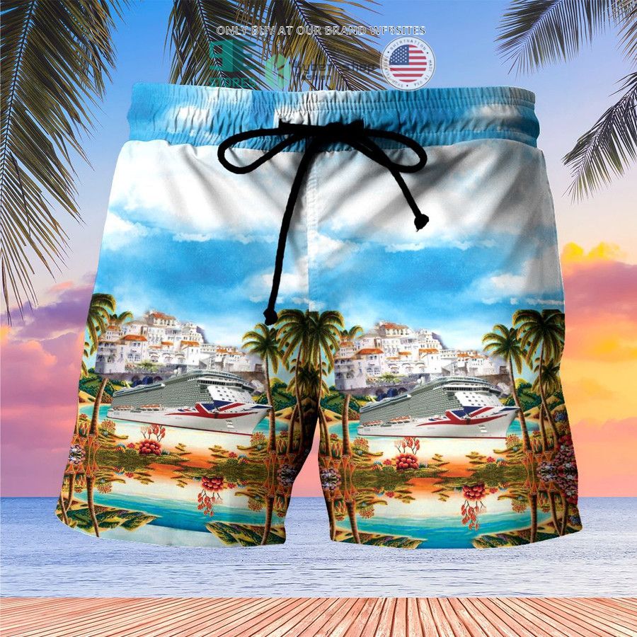 NEW UK P&O Cruises MV Britannia Sky Hawaii Shirt, Shorts 5 uk po cruises mv britannia sky hawaiian shirt shorts 5 37842