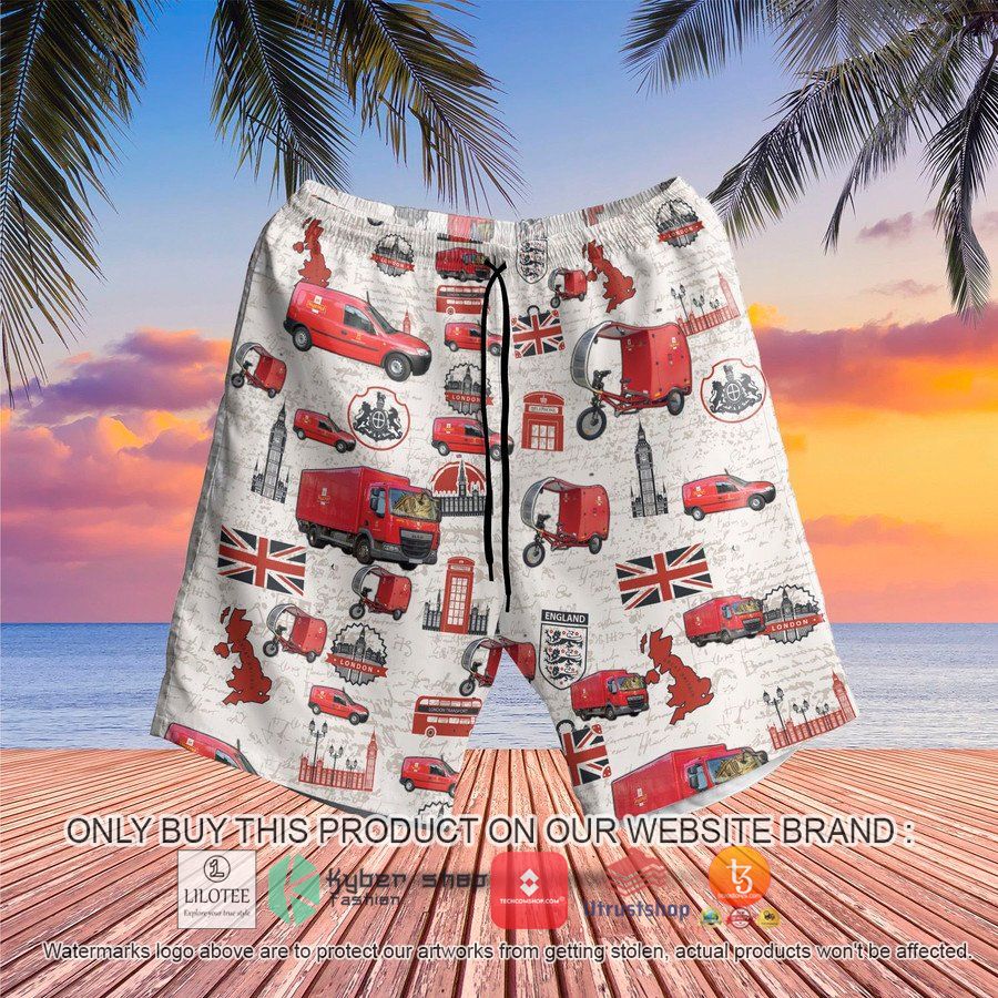 HOT UK Royal Mail Delivery Vehicles Light Hawaiian Shirt, Shorts 6 uk royal mail delivery vehicles light hawaiian shirt beach shorts 6 4720
