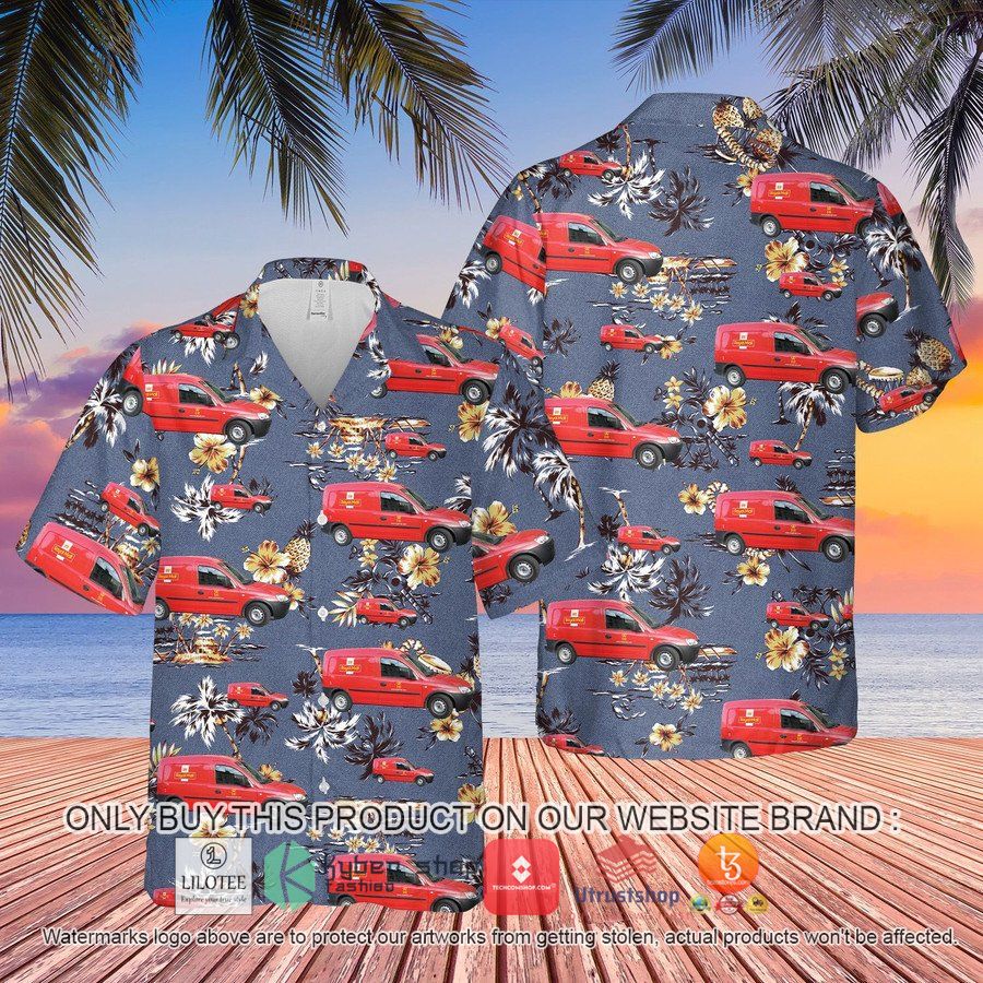 HOT UK Royal Mail Van Hibiscus Hawaiian Shirt, Shorts 4 uk royal mail van hibiscus hawaiian shirt beach shorts 4 319