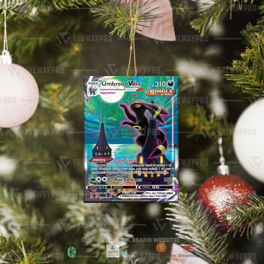 umbreon vmax evolving skies christmas ornament 2 72081