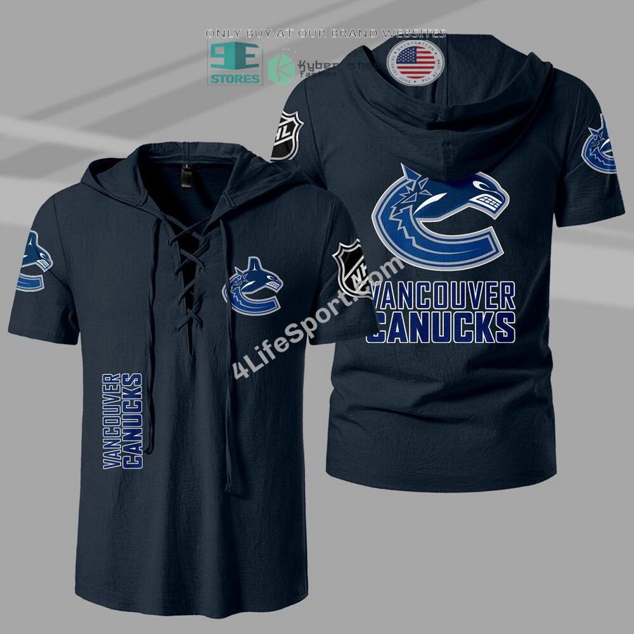 NEW Vancouver Canucks Men Drawstring Shirt 4 vancouver canucks drawstring shirt 4 79247