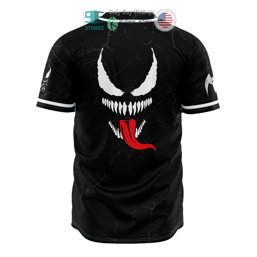 NEW Venom Marvel Baseball Shirt 3 venom marvel baseball jersey 3 35345