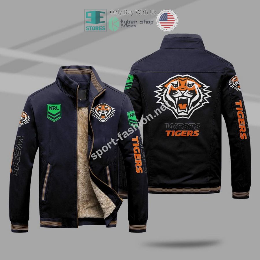 NEW Wests Tigers Winter Plush Mountainskin Jacket 3 wests tigers mountainskin jacket 3 22934