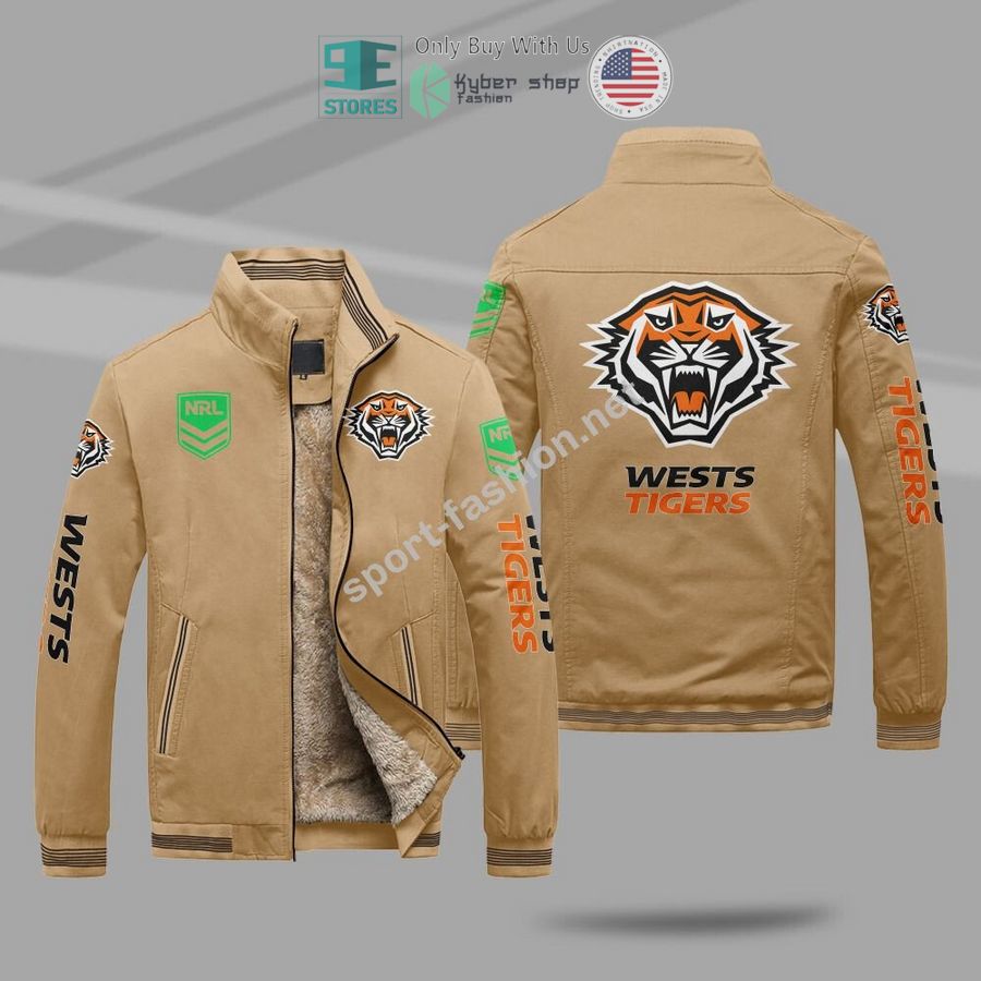 NEW Wests Tigers Winter Plush Mountainskin Jacket 4 wests tigers mountainskin jacket 4 57861