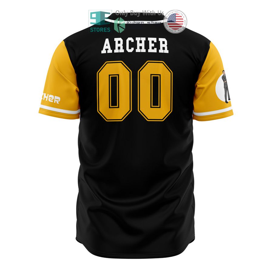 NEW Whore Island Ocelots Archer yellow black Baseball Shirt 3 whore island ocelots archer yellow black baseball jersey 3 96756