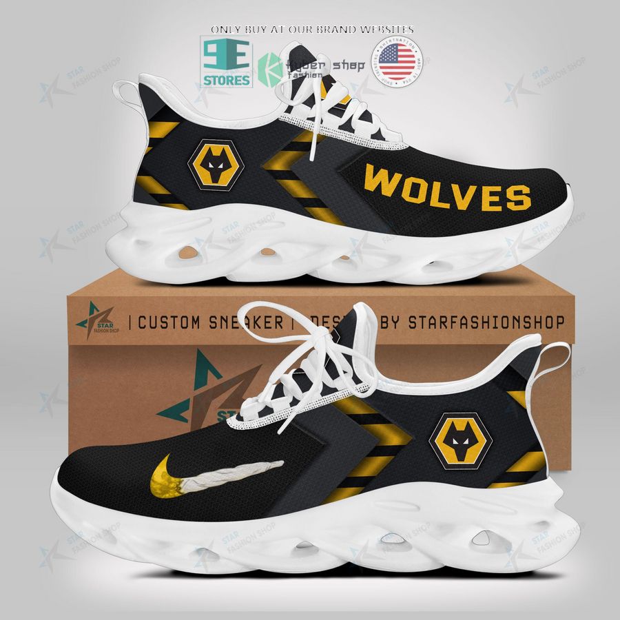 NEW Nike Wolverhampton Wanderers F.C Max Soul Snaeker 4 wolverhampton wanderers f c nike max soul shoes 4 87920
