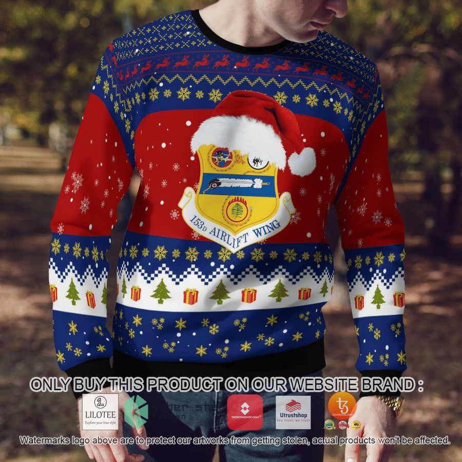 HOT 15 Airlift Wing Wyoming Air National Guard Christmas Sweater 11 15 airlift wing wyoming air national guard christmas 3d sweater 11 42596