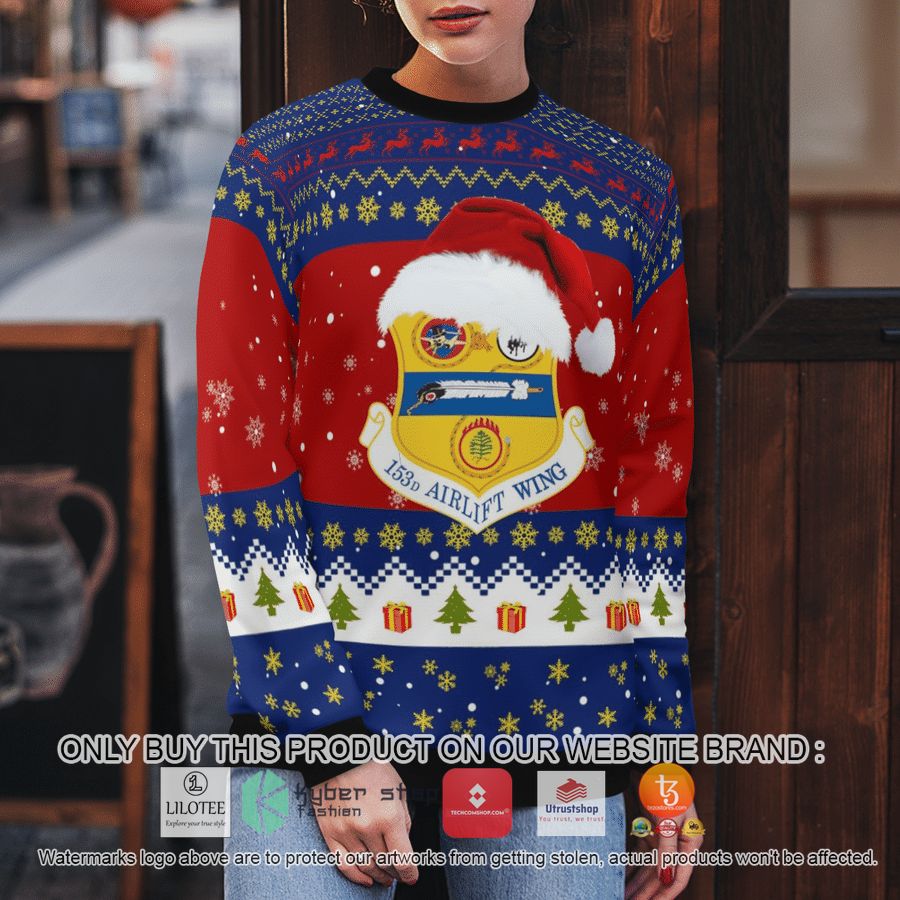 HOT 15 Airlift Wing Wyoming Air National Guard Christmas Sweater 4 15 airlift wing wyoming air national guard christmas 3d sweater 4 28182