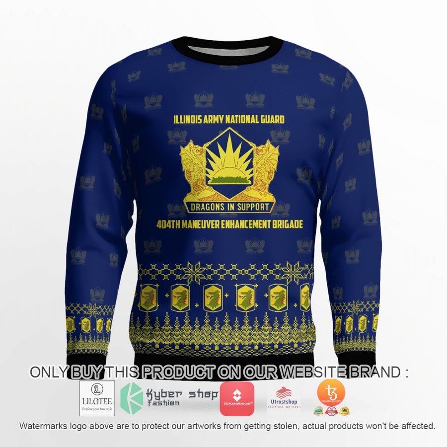 HOT 404th Maneuver Enhancement Brigade Of Illinois Army National Guard Christmas Sweater 4 404th maneuver enhancement brigade of illinois army national guard christmas 3d sweater 4 38439