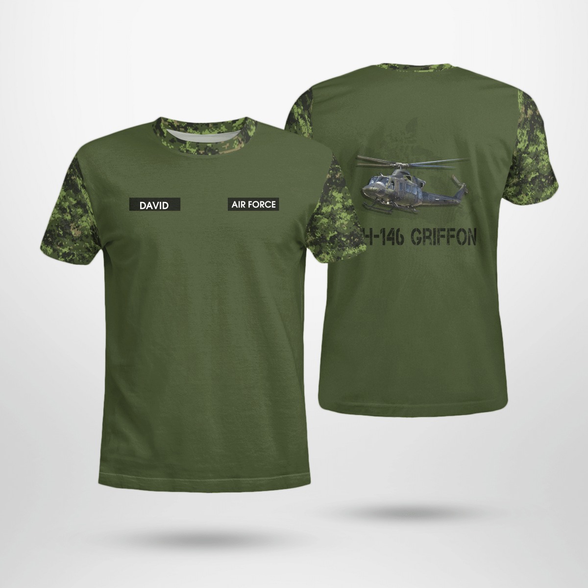 HOT Personalized RCAF Bell CH-146 Griffon 3D T-Shirt 4 Personalized RCAF Bell CH 146 Griffon 3D T Shirt