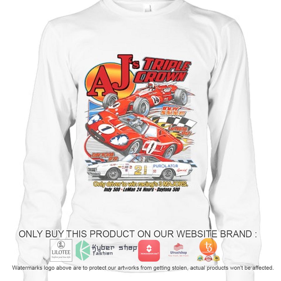 HOT A.J. Foyt Triple Crown 2D Hoodie, Shirt 3 a j foyt triple crown 2d shirt hoodie 3 94663