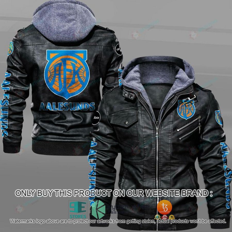 aalesunds fotballklubb leather jacket 1 58309