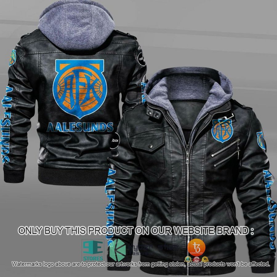 NEW Aalesunds Fotballklubb Leather Jacket 6 aalesunds fotballklubb leather jacket 1 65699