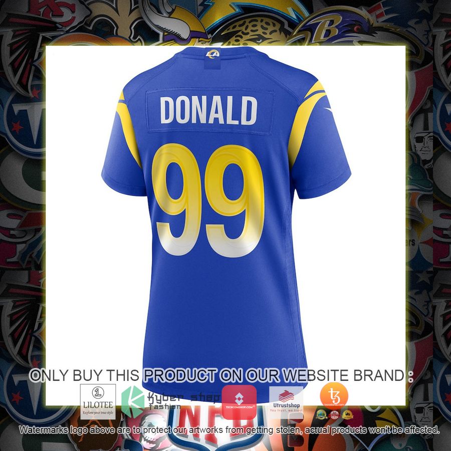 HOT Aaron Donald Los Angeles Rams Nike Women's Game Royal Football Jersey Shirt 3 aaron donald los angeles rams nike womens game royal football jersey 3 40152