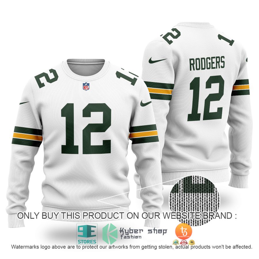 aaron rodgers 12 green bay packers sweater 1 51713