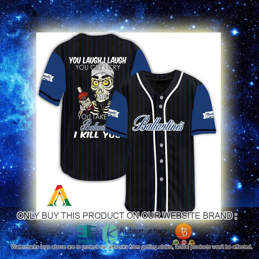 NEW Achmed the Dead Terrorist You Laugh I Laugh You Take My Ballantines I Kill You Baseball Shirt 2 achmed the dead terrorist you laugh i laugh you take my ballantines i kill you baseball jersey 2 7844