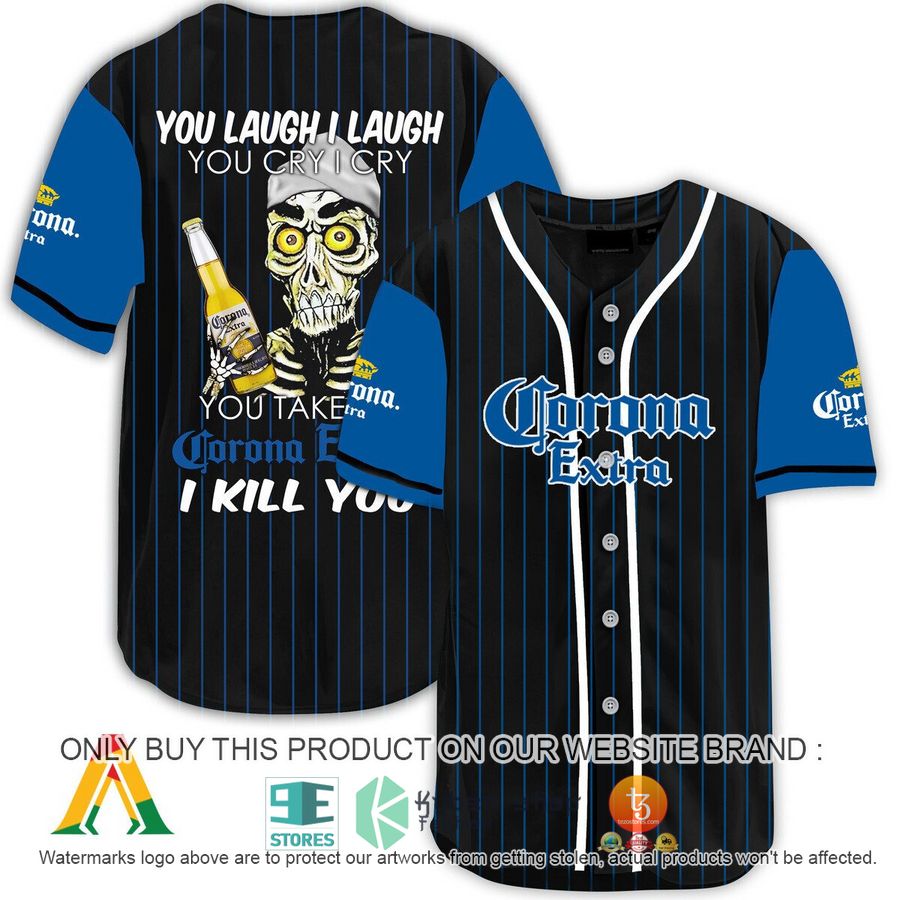 NEW Achmed the Dead Terrorist You Laugh I Laugh You Take My Corona Extra Beer I Kill You Baseball Shirt 8 achmed the dead terrorist you laugh i laugh you take my corona extra beer i kill you baseball jersey 1 65607