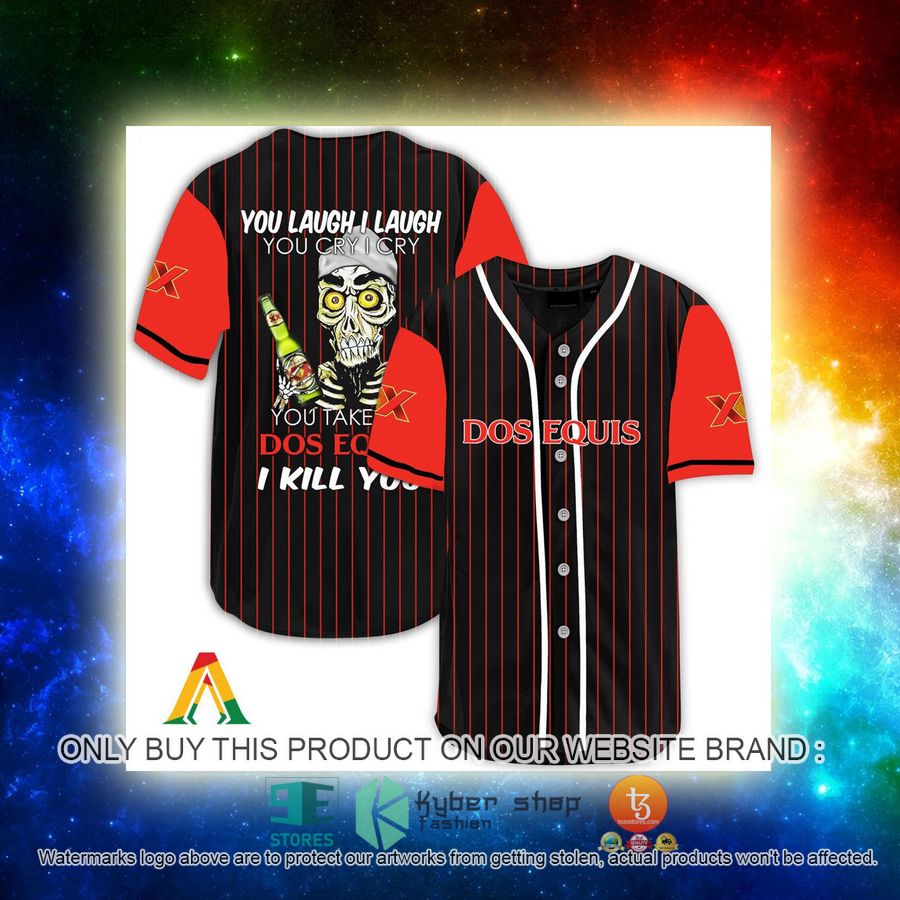 NEW Achmed the Dead Terrorist You Laugh I Laugh You Take My Dos Equis I Kill You Baseball Shirt 3 achmed the dead terrorist you laugh i laugh you take my dos equis i kill you baseball jersey 3 26916