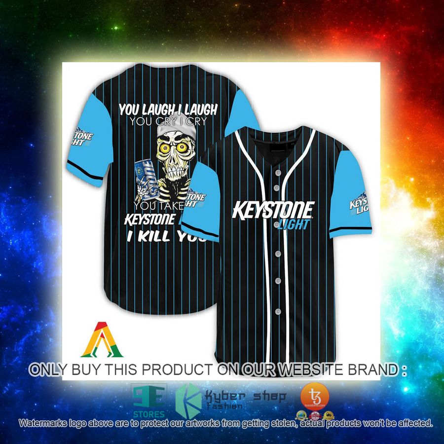 NEW Achmed the Dead Terrorist You Laugh I Laugh You Take My Keystone Light I Kill You Baseball Shirt 3 achmed the dead terrorist you laugh i laugh you take my keystone light i kill you baseball jersey 3 89921