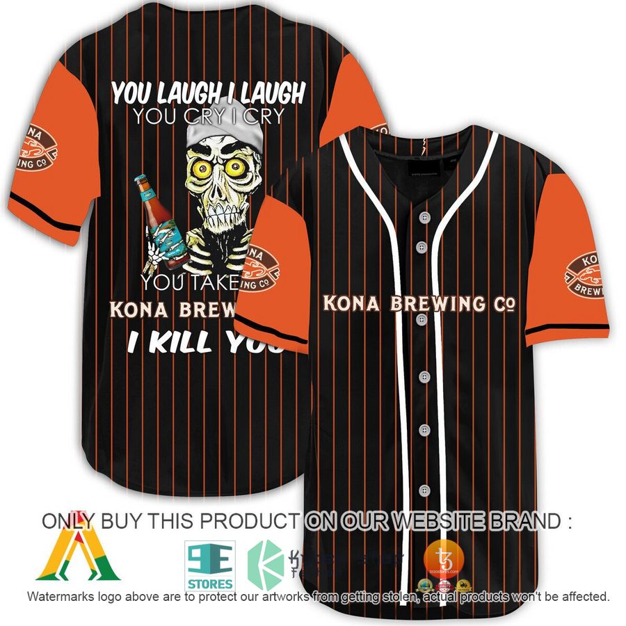 NEW Achmed the Dead Terrorist You Laugh I Laugh You Take My Kona Brewing I Kill You Baseball Shirt 8 achmed the dead terrorist you laugh i laugh you take my kona brewing i kill you baseball jersey 1 96520