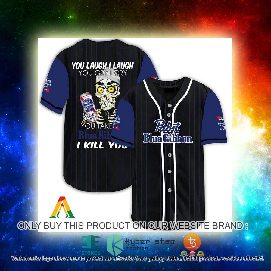 NEW Achmed the Dead Terrorist You Laugh I Laugh You Take My Pabst Blue Ribbon I Kill You Baseball Shirt 3 achmed the dead terrorist you laugh i laugh you take my pabst blue ribbon i kill you baseball jersey 3 65976