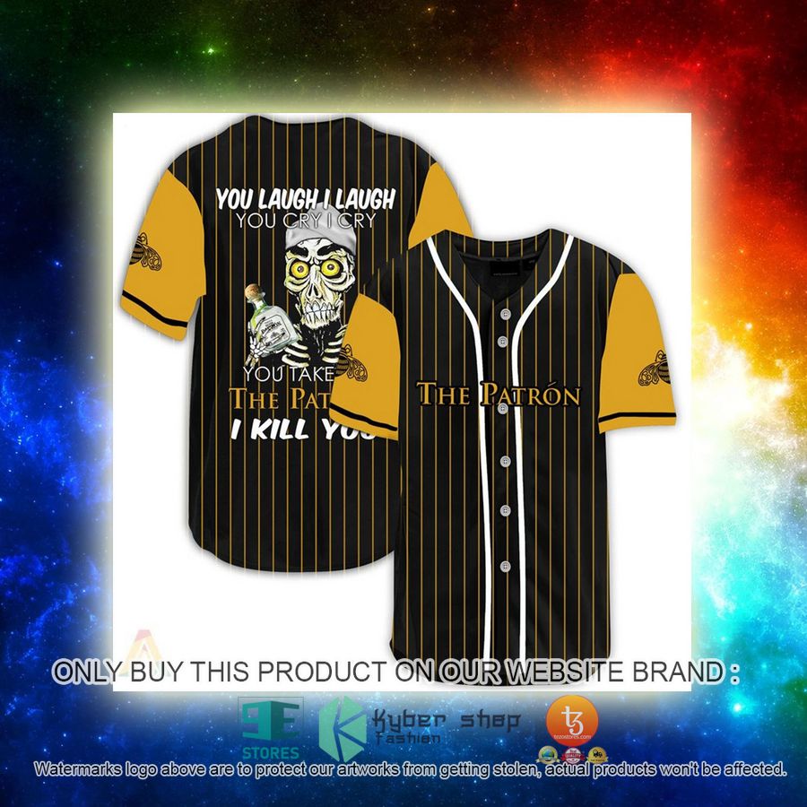NEW Achmed the Dead Terrorist You Laugh I Laugh You Take My Patron Tequila I Kill You Baseball Shirt 3 achmed the dead terrorist you laugh i laugh you take my patron tequila i kill you baseball jersey 3 29244