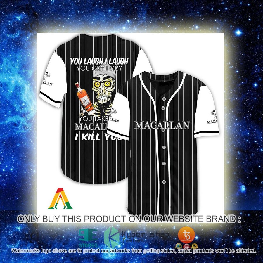 NEW Achmed the Dead Terrorist You Laugh I Laugh You Take My The Macallan Whiskey I Kill You Baseball Shirt 2 achmed the dead terrorist you laugh i laugh you take my the macallan whiskey i kill you baseball jersey 2 48929