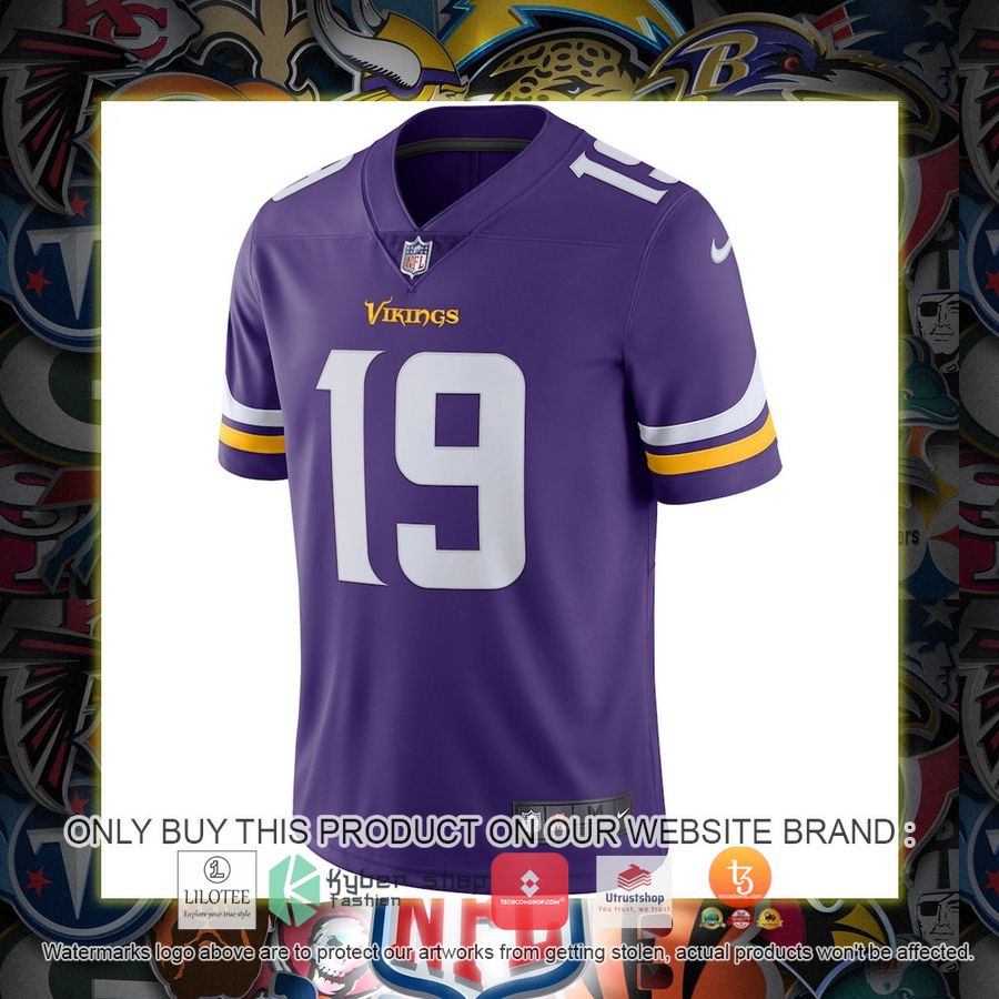 HOT Adam Thielen Minnesota Vikings Nike Vapor Untouchable Purple Football Jersey Shirt 2 adam thielen minnesota vikings nike vapor untouchable purple football jersey 2 14379