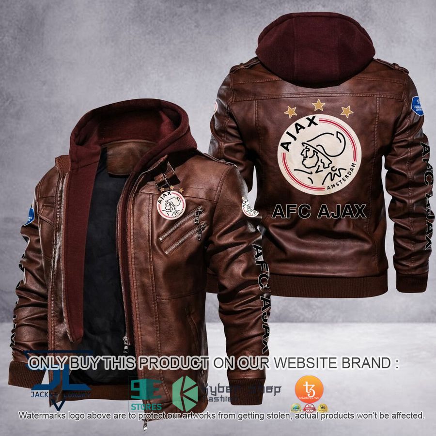 NEW AFC Ajax Leather Jacket 2 afc ajax leather jacket 2 51831