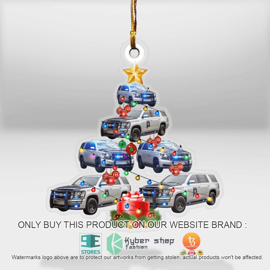 alabama state troopers christmas ornament 2 4610