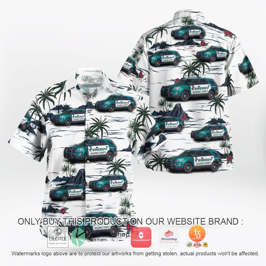 alachua county sheriff ford utility interceptor hawaiian shirt 1 91471