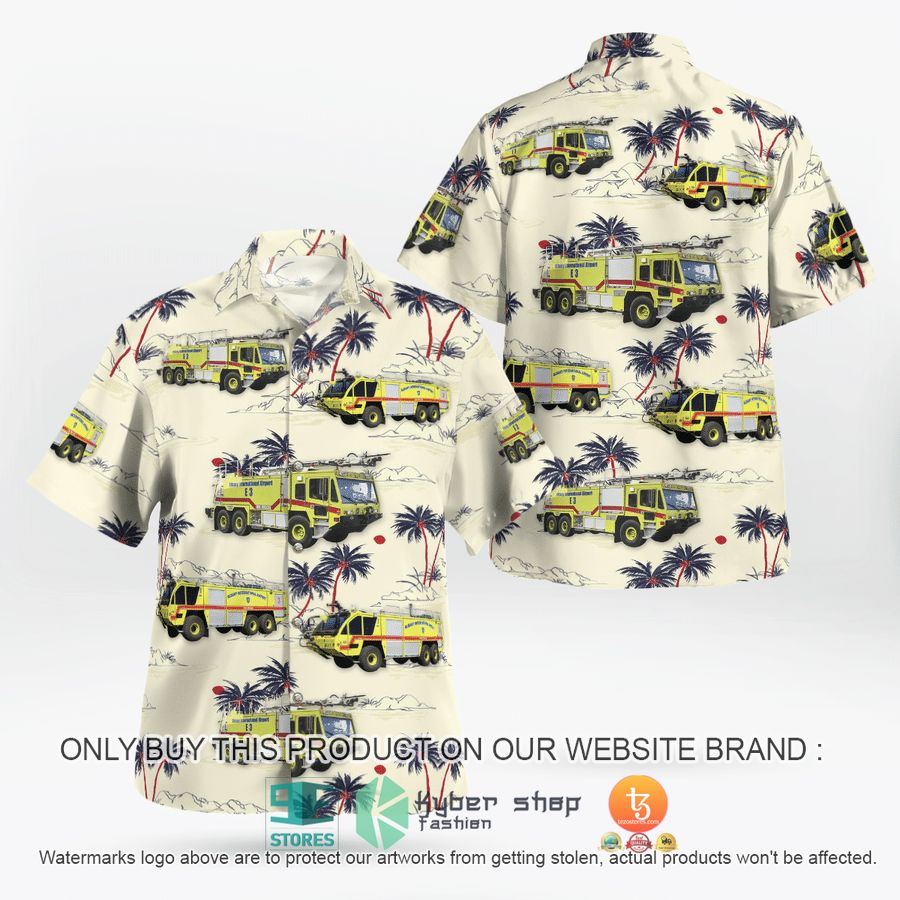 NEW Albany International Airport Fire Department Hawaii Shirt 2 albany international airport fire department hawaiian shirt 2 41364