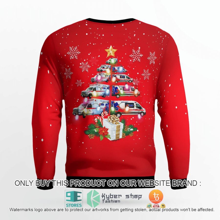 NEW AMR Capital Region Christmas Tree red Sweatshirt, Sweater 5 amr capital region christmas tree red sweater sweatshirt 5 2540