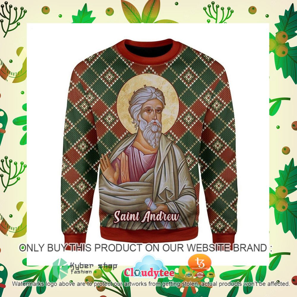 andrew the apostle christmas sweater 1 18444