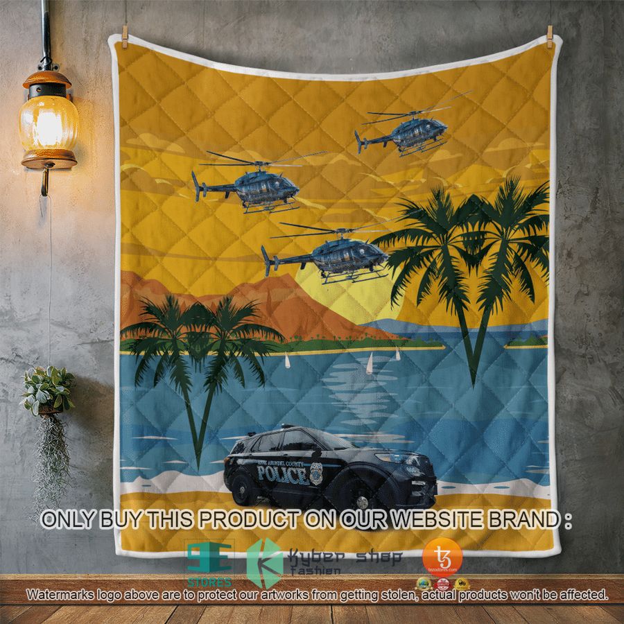 NEW Anne Arundel County Maryland Anne Arundel County Police Department Car And Bell 407 Helicopter Blanket 5 anne arundel county maryland anne arundel county police department car and bell 407 helicopter quilt blanket 5 88934