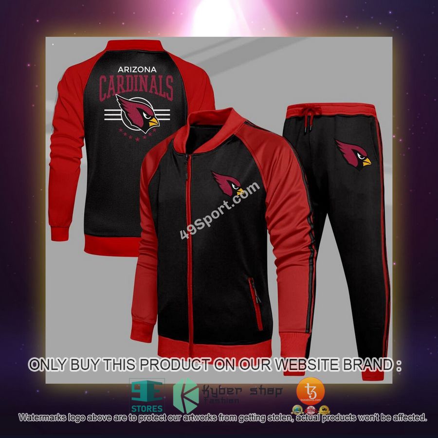 NEW Arizona Cardinals Logo Tracksuit Shirt, Long Pants 4 arizona cardinals logo sport tracksuit 4 12641