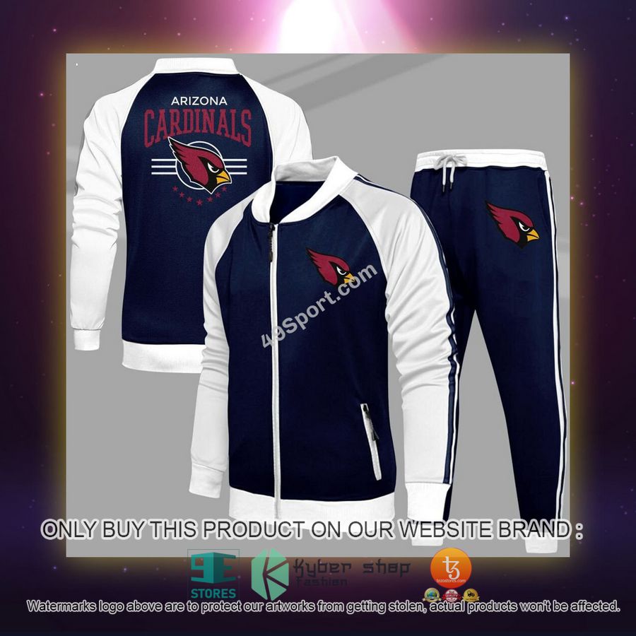 NEW Arizona Cardinals Logo Tracksuit Shirt, Long Pants 5 arizona cardinals logo sport tracksuit 5 37297