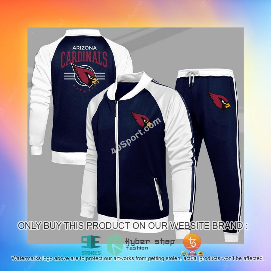 NEW Arizona Cardinals Logo Tracksuit Shirt, Long Pants 8 arizona cardinals logo sport tracksuit 8 13365