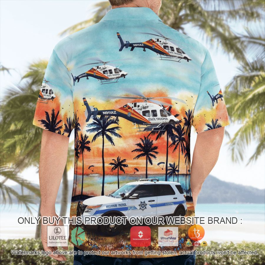 HOT Arizona Department of Public Safety Highway Patrol Ford Explorer 4 & Bell 429 N911AZ Ranger 1 Hawaiian Shirt 4 arizona department of public safety highway patrol ford explorer 4 bell 429 n911az ranger 1 hawaiian shirt 4 63737